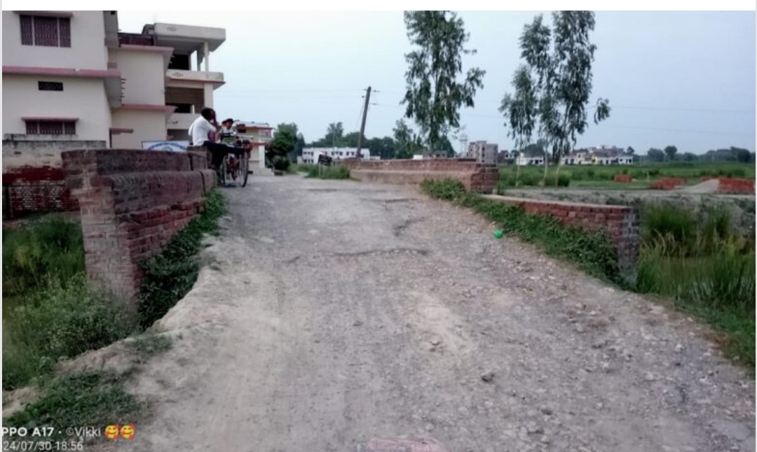 गोविंदपुर मरदह संपर्क मार्ग पर बना पुल किया जायेगा ध्वस्त