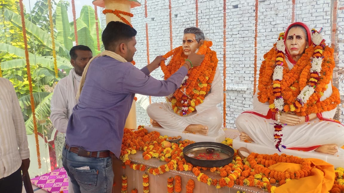 माता राजेश्वरी देवी का विशालकाय प्रतिमा का अनावरण