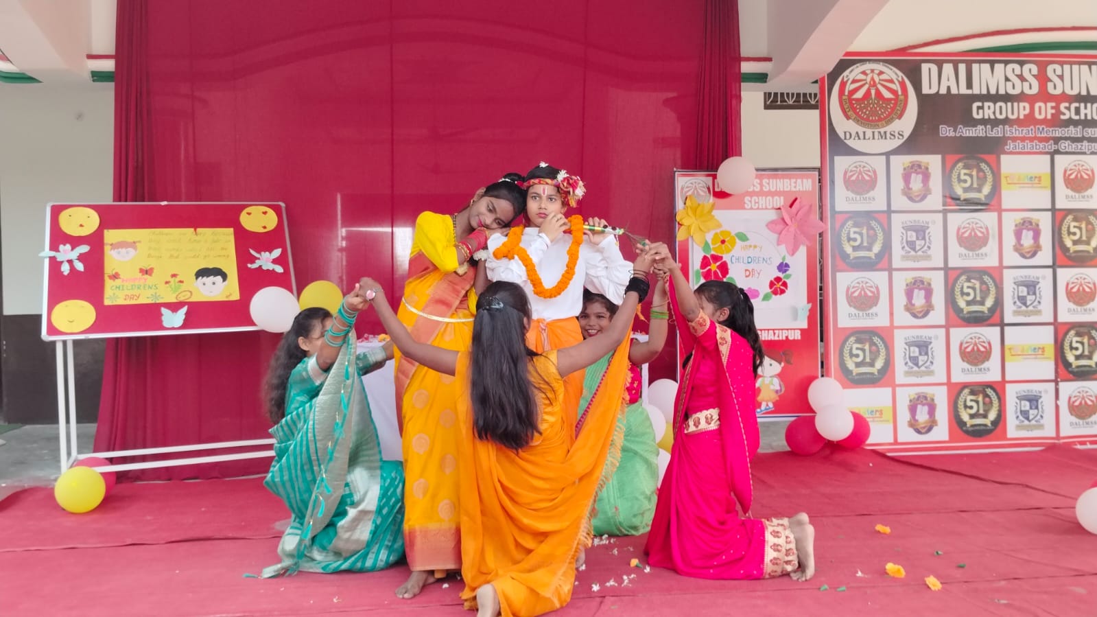 डालिम्स सनबीम स्कूल में आज बाल दिवस पर मनाया गया संस्कृति कार्यक्रम